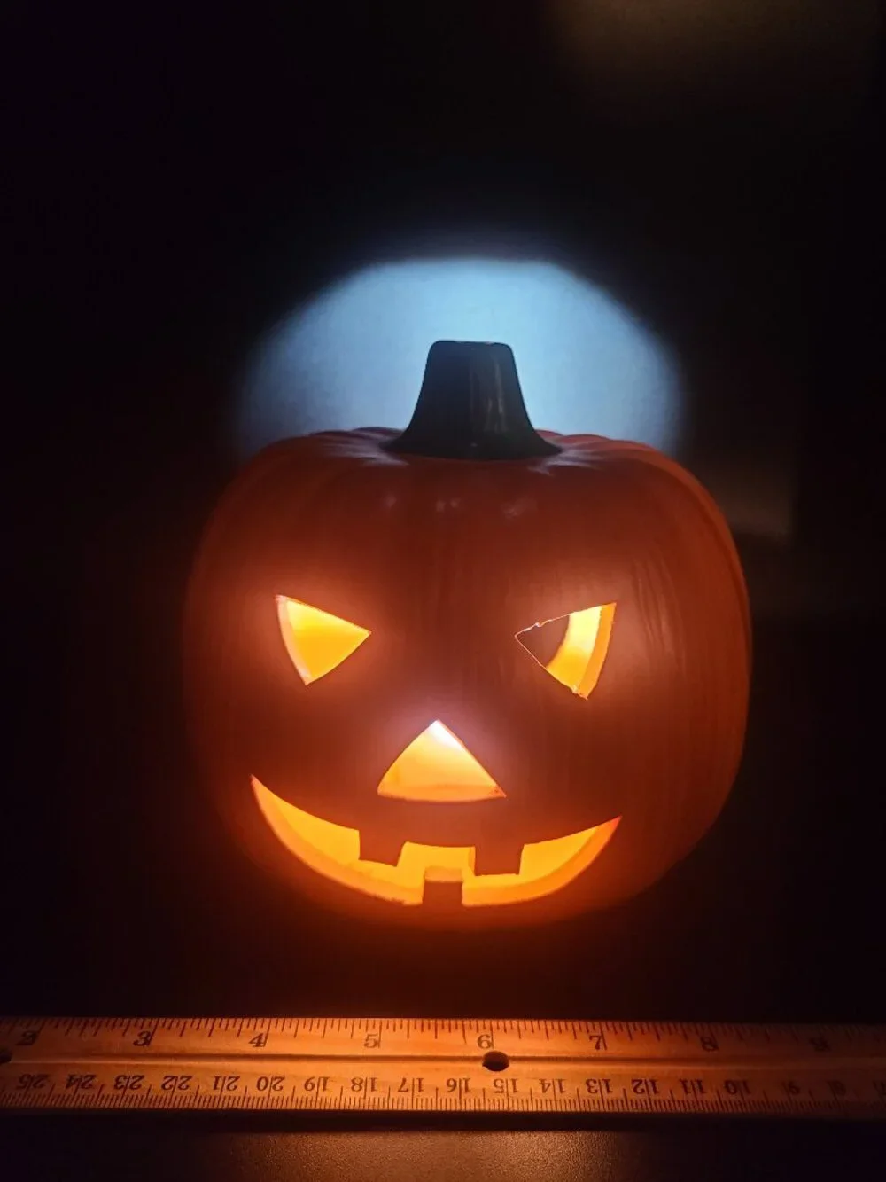 Vintage Ceramic Halloween Pumpkin Jack o Lantern 6